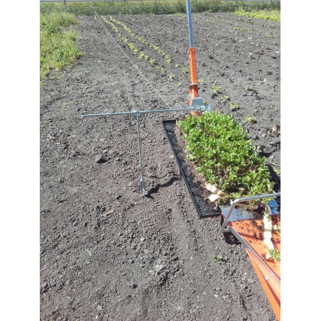 Distance row marker for Paperpot transplanter