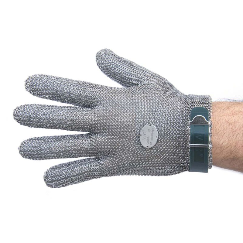 Handschuh Kettenhandschuh silber Handschutz 20361 