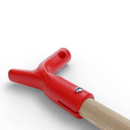 Ergonomic handle for wooden handles