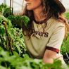 T-shirt femme avec logo Growers en coton biologique Growers & Co.
