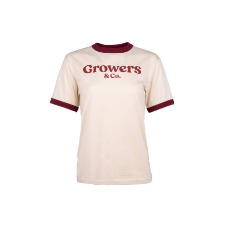 T-Shirt aus Bio-Baumwolle mit Growers-Logo für Damen Growers & Co.