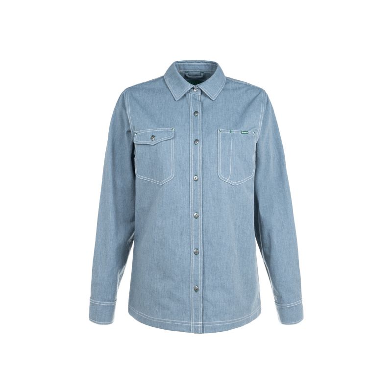 Chemise de travail femme bleu jean Growers & Co. - Vêtements - N001787 -  Terrateck