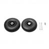 2x wheels, mounting material, 2x safety bolts for Sortier!02