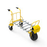 Multi-purpose single wheel electric cart