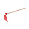 Round hoe, iron length: 16cm (with 110cm wooden handle)