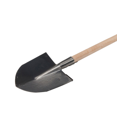 Pointed Lorrain Spade, Length: 25cm (with 100cm Wooden Handle)