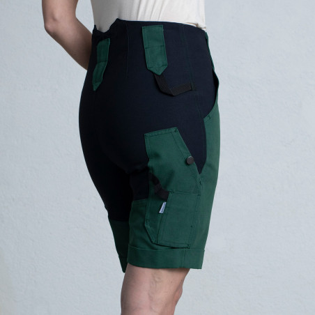ANN women's work shorts - green
