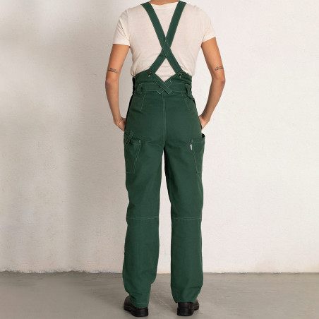 JENNY women's work dungarees - green