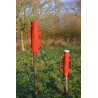 Red fence post driver